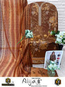 Keval Fab Alija B Vol 43 Designer Lawn Cotton Digital Printed Suit