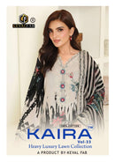 Keval Fab Kaira Vol 33 Designer Lawn Cotton Printed Suit