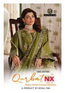 Keval Fab Qurbat NX Vol 10 Premium Cotton Digital Printed Suit Set