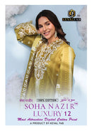 Keval Fab Soha Nazir Vol 12 Pakistani Cotton Digital Printes Suit