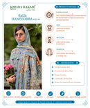 Khudha Baksh Haniya Hiba Vol. 2 Premium Lawn Cotton Printed Suit