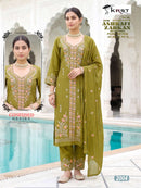 Ashrafi Zarkan Vol 1 Rayon Designer Work Ready Made Suits