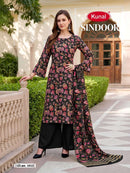 Kunal Fashions Sindoor Heavy Soft Cotton Printed Suit Set