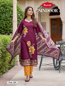 Kunal Fashions Sindoor Heavy Soft Cotton Printed Suit Set