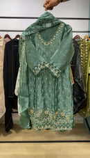 LM 17 Premium Silk Sequence Embroidered Women's Party Wear Suit