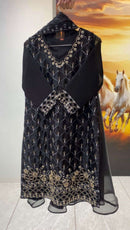 LM 17 Premium Silk Sequence Embroidered Women's Party Wear Suit