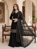 LM 17 Premium Silk Sequence Embroidered Women's Party Wear Suit