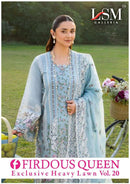 LSM Galleria Firdous Queen Vol 20 Lawn Premium Ready Made Suit