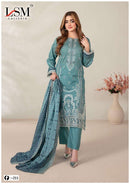 LSM Galleria Firdous Queen Vol 21 Lawn Cotton Printed Suit