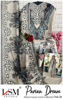 LSM Galleria Vol 24 Designer Heavy Luxury Lawn Pakistani Suit