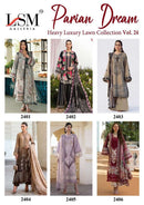 LSM Galleria Vol 24 Designer Heavy Luxury Lawn Pakistani Suit