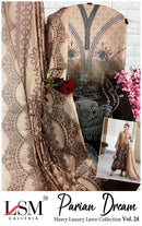 LSM Galleria Vol 24 Designer Heavy Luxury Lawn Pakistani Suit