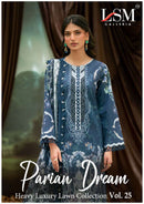 LSM Galleria Parian Dream Vol 25 Luxury Lawn Cotton Digital Printed Suit
