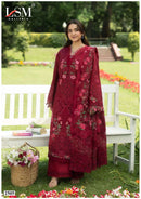 LSM Galleria Parian Dream Vol 25 Luxury Lawn Cotton Digital Printed Suit