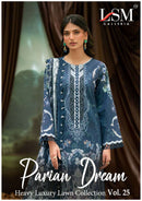 LSM Galleria Parian Dream Vol 25 Premium Luxury Lawn Ready Made Suit