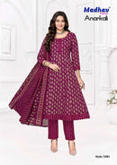 Madhav Fashion Anarkali Vol 1 Premium Cotton Kurti Pant & Dupatta Set