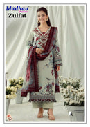Madhav Zulfat Vol 5 Premium Lawn Cotton Digital Print Suit Set