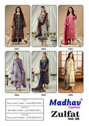 Madhav Zulfat Vol 5 Premium Lawn Cotton Digital Print Suit Set