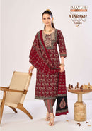 Mayur Creation Ajarakh Vol 12 Premium Ready to Wear Ethnic Suits