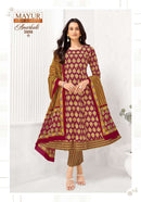 Mayur Creation Anarkali Vol 3 Premium Cotton Printed Anarkali Kurti Set