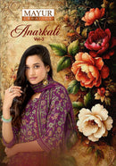 Mayur Creation Anarkali Vol 3 Premium Cotton Printed Anarkali Kurti Set