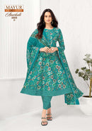 Mayur Creation Anarkali Vol 3 Cotton Frock Style Kurta Pant Dupatta Set