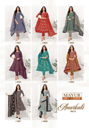 Mayur Creation Anarkali Vol 3 Premium Cotton Printed Anarkali Kurti Set
