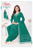 Mayur Creation Niharika Vol 6 Designer Cotton Bandhani Patiyala Suit Set