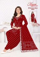 Mayur Creation Niharika Vol 6 Designer Cotton Bandhani Patiyala Suit Set