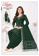 Mayur Creation Niharika Vol 6 Designer Cotton Bandhani Patiyala Suit Set