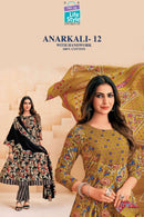 MCM Lifestyle Anarkali Vol 12 Cotton Printed Anarkali Gown