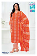 MCM Lifestyle Premium Bandhani Cotton Printed Ready Made Suit