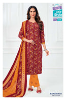 MCM Lifestyle Premium Bandhani Cotton Printed Ready Made Suit