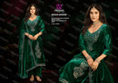 Megha Suits Heavy Velvet Mirror Work Designer Suit