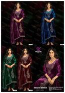 Megha Suits Heavy Velvet Mirror Work Designer Suit
