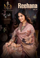 Metrika Reehana Vol 1 Designer Cotton Digital Printed Suit