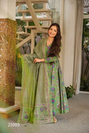 MF Clora Vol 21 Muslin Printed Ready Made Gown Set