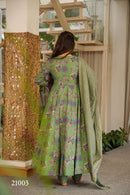 MF Clora Vol 21 Muslin Printed Ready Made Gown Set