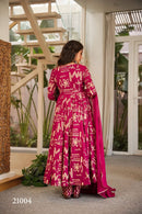 MF Clora Vol 21 Muslin Printed Ready Made Gown Set