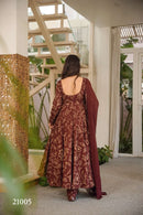 MF Clora Vol 21 Muslin Printed Ready Made Gown Set