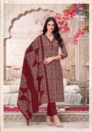 MFC Pashmina Vol 19 Designer Cotton Printed Suit Set
