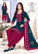 Mishri Creation Vol 12 Bandhej Cotton Printed Patiyala Dress Set