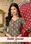 Miss World Choice Vol 12 Batik Print Cotton Patiala Salwar Suit