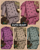 Miss World Choice Cute Heart Vol-1 Rayon Fancy Printed Suits