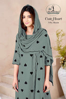Miss World Choice Cute Heart Vol-1 Rayon Fancy Printed Suits