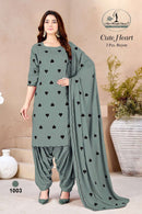 Miss World Choice Cute Heart Vol-1 Rayon Fancy Printed Suits