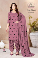 Miss World Choice Cute Heart Vol-1 Rayon Fancy Printed Suits