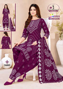 Miss World Choice Super Bandhani Vol 56 Premium Cotton Printed Suit