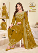 Miss World Choice Vol 53 Cotton Bandhani Printed Patiyala Suit Set