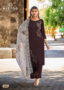 Mittoo Noorika Designer Rayon Kurti Pant Dupatta Set